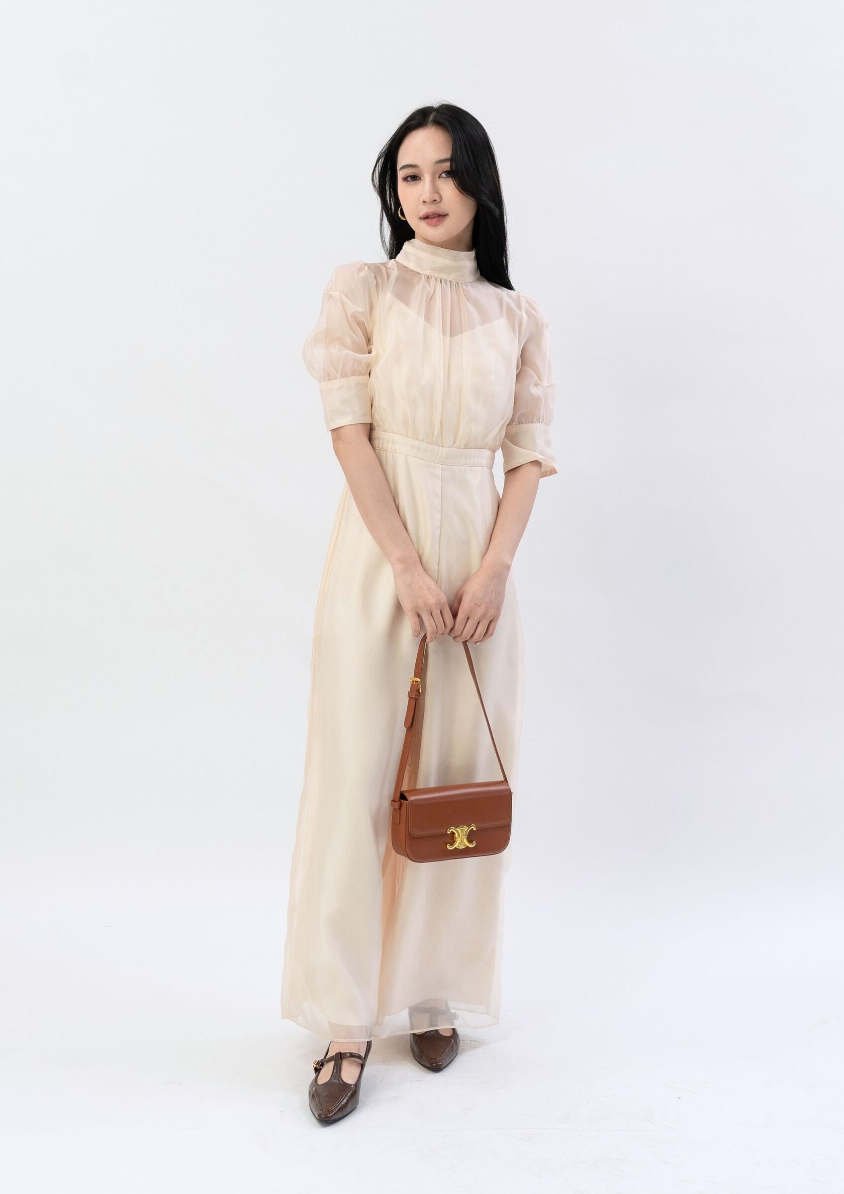 Satin wide-leg jumpsuit ZBL5043