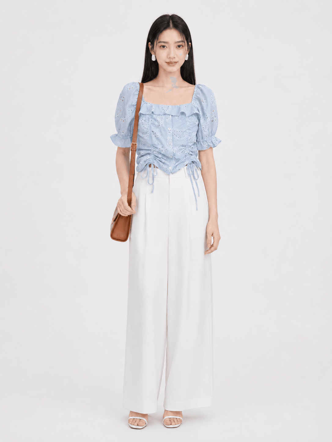 Clara Square Neck Floral Top ZBP5122