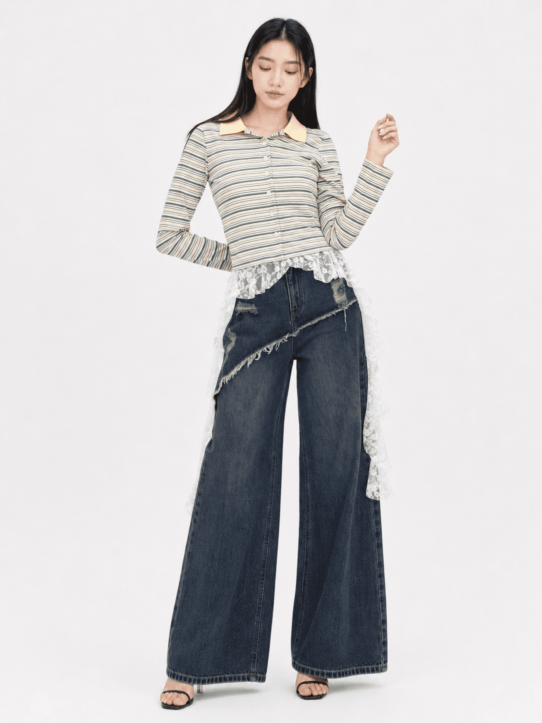 Multicolor Stripe Top ZBP5253