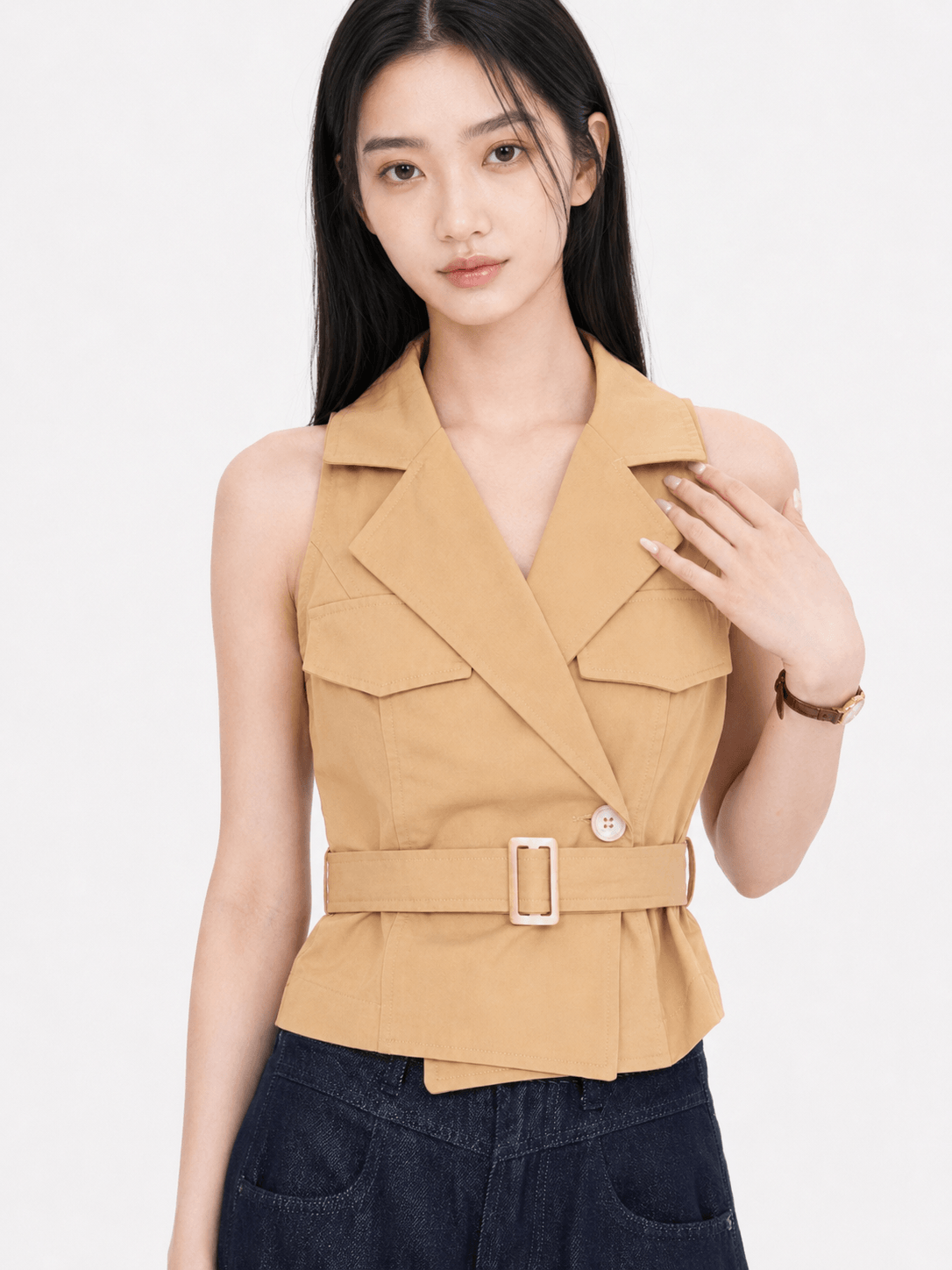 Sidney Twill Vest ZBP5146