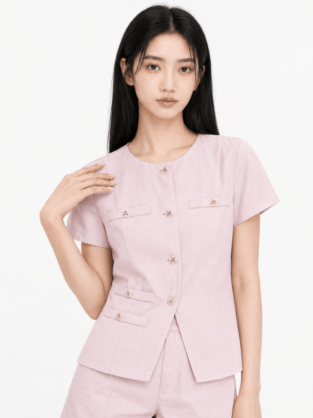 Sorrel Button-up Top ZBP5169
