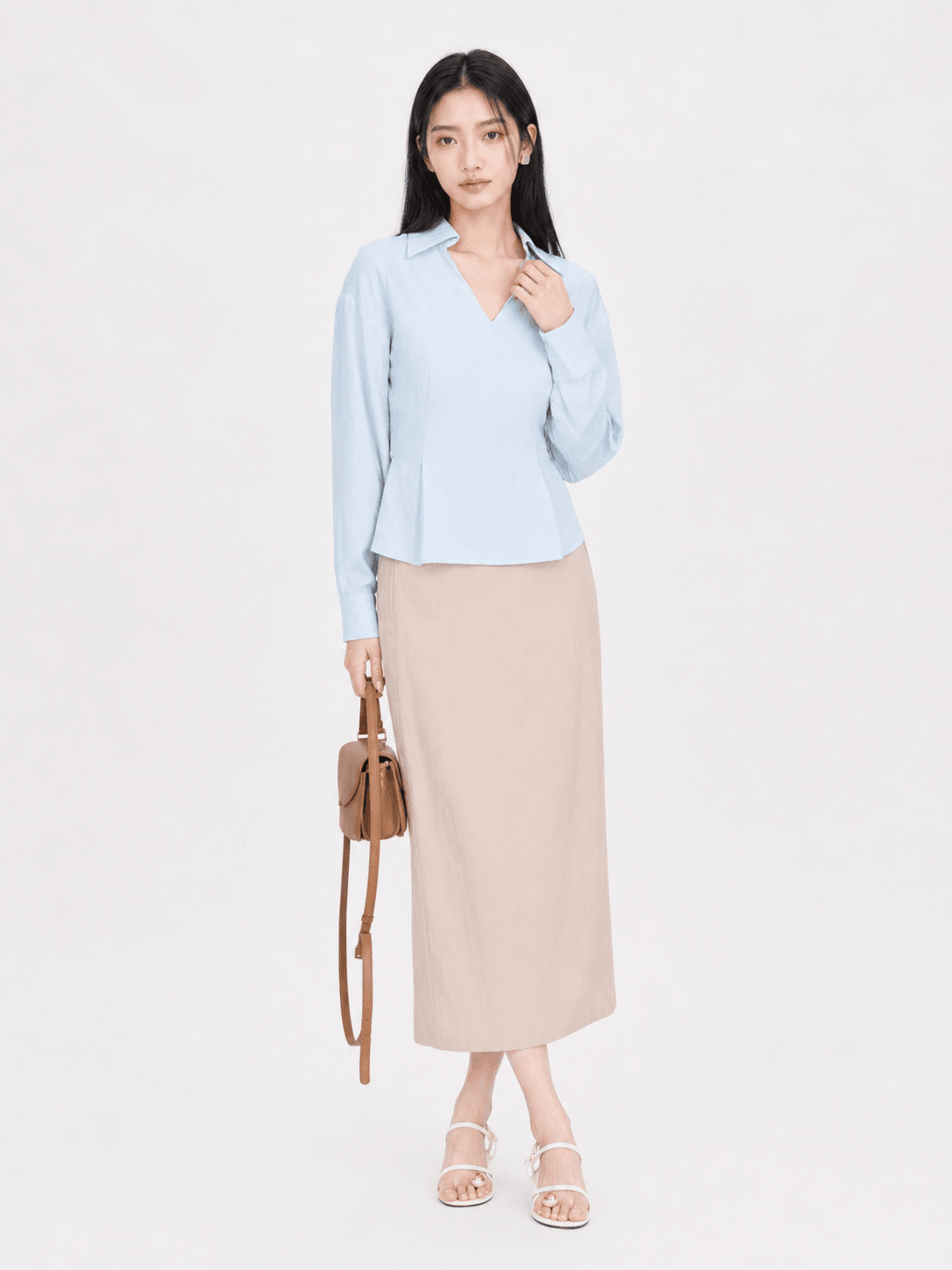 Beatrix V-Line Blouse ZBP5174