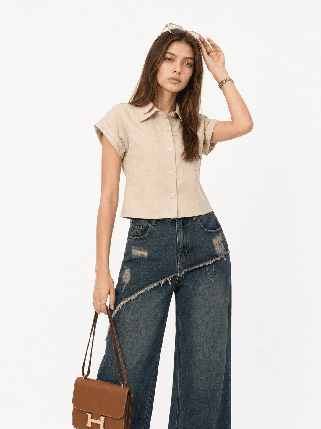 Dinah Button-Up Blouse ZBP6094