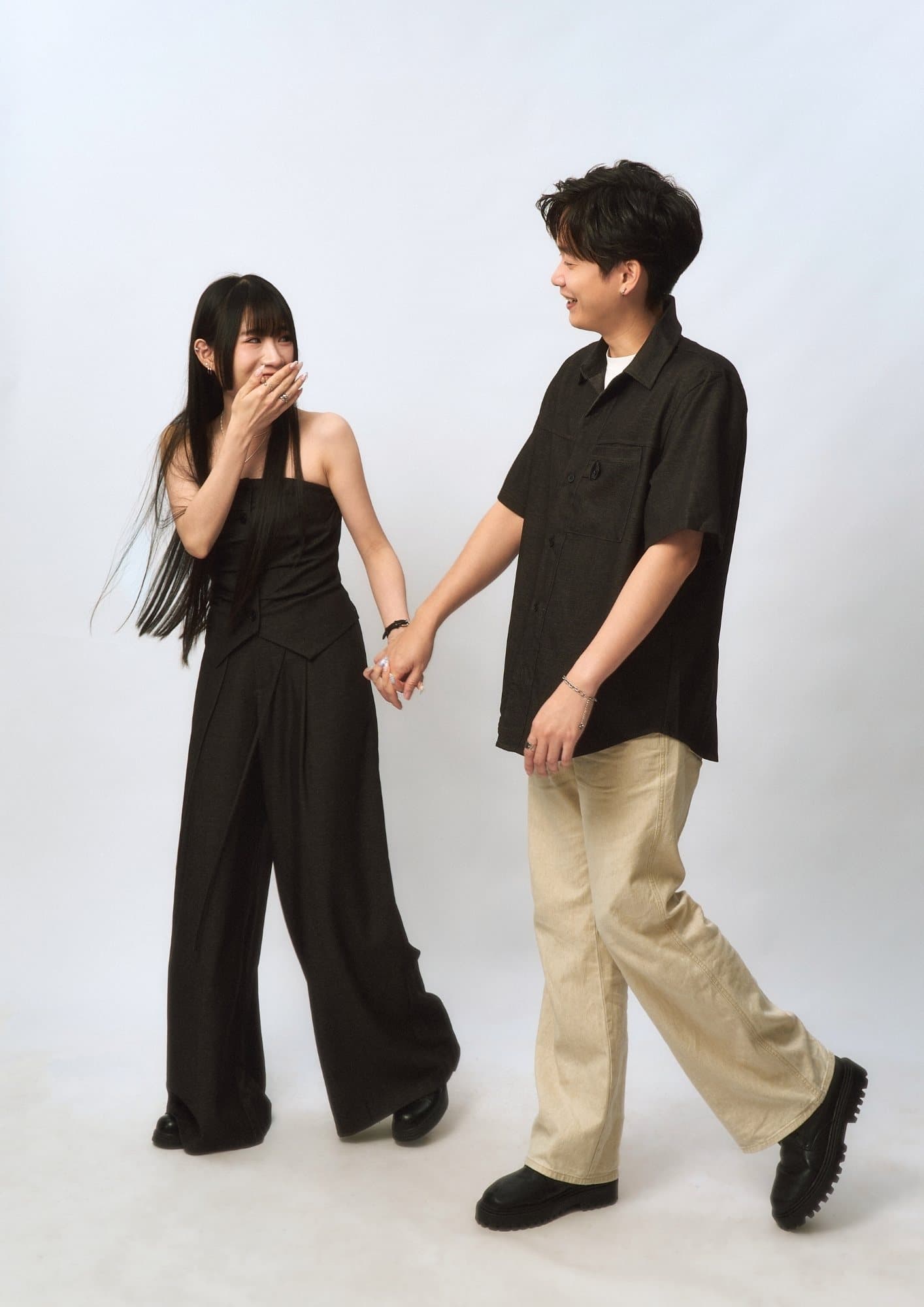 COUPLE LOOK Oversized Casual Shirt