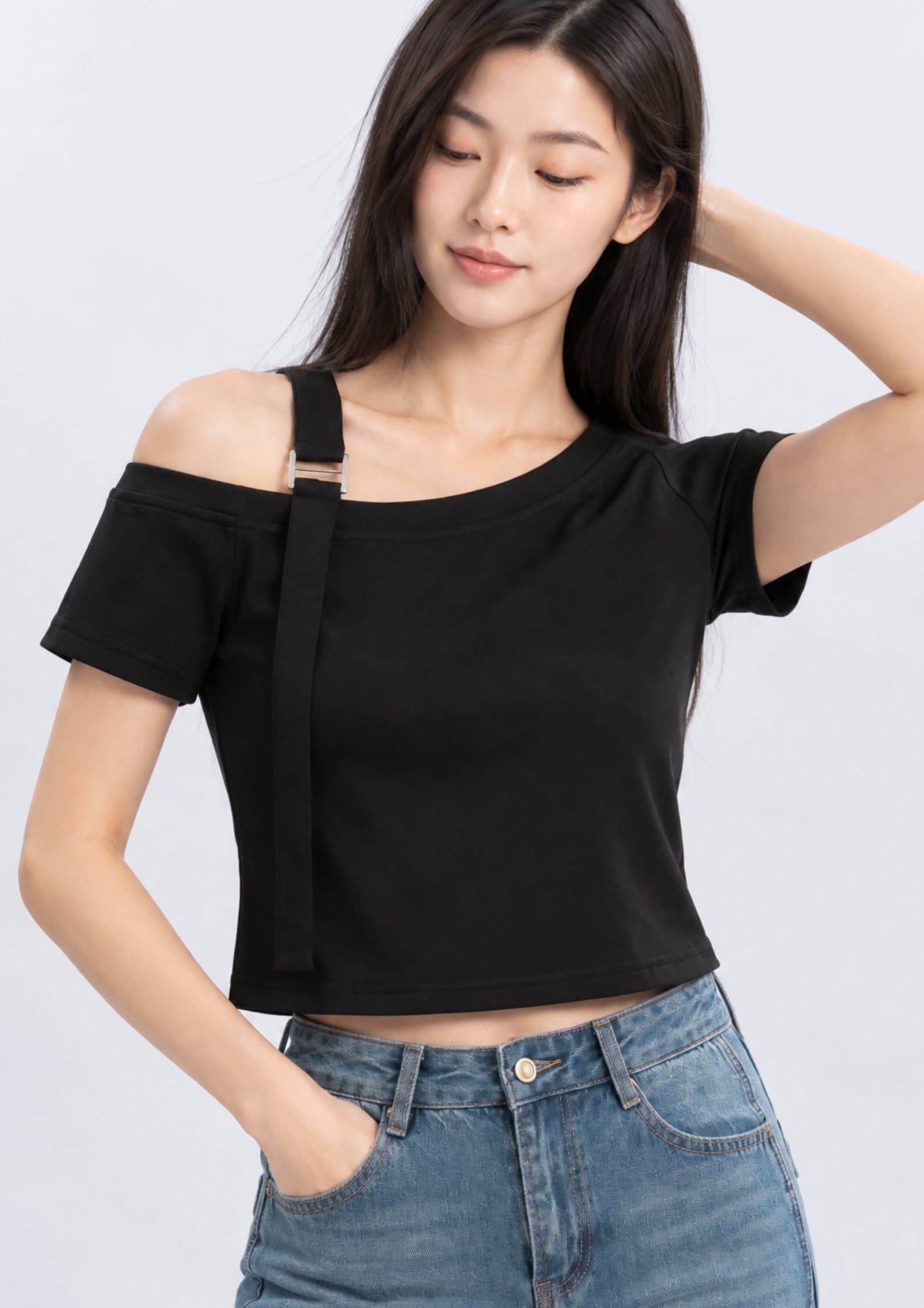 One-Shoulder Strap Top