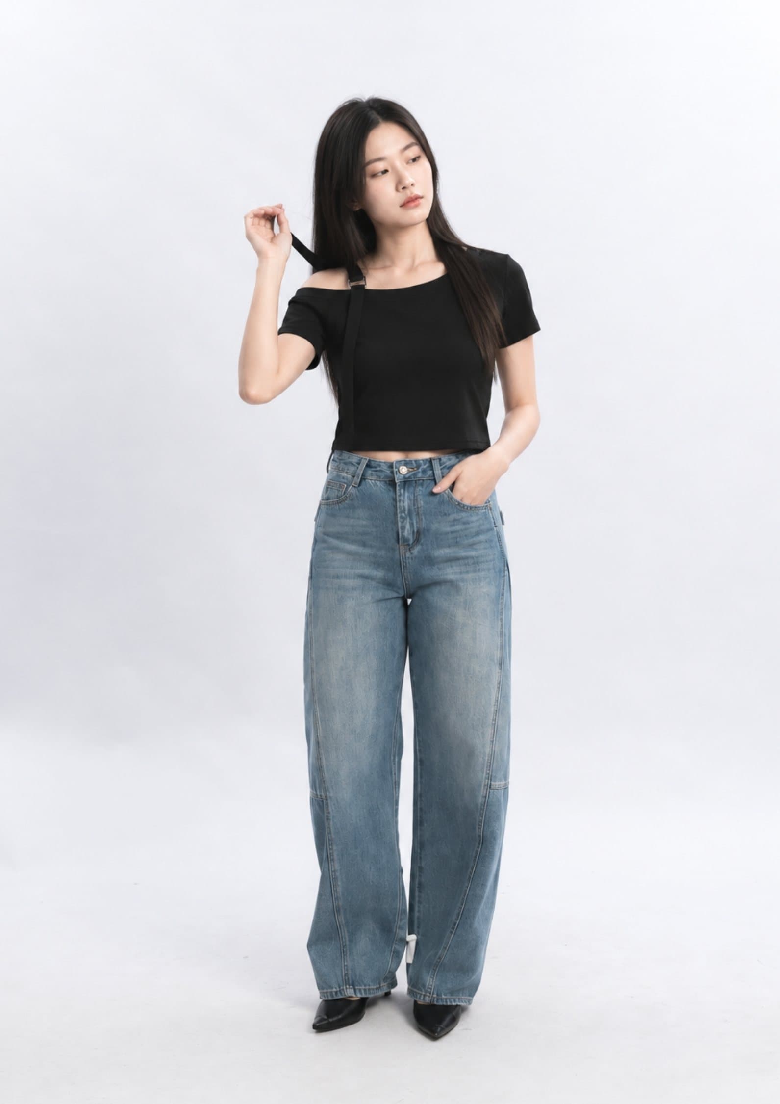One-Shoulder Strap Top
