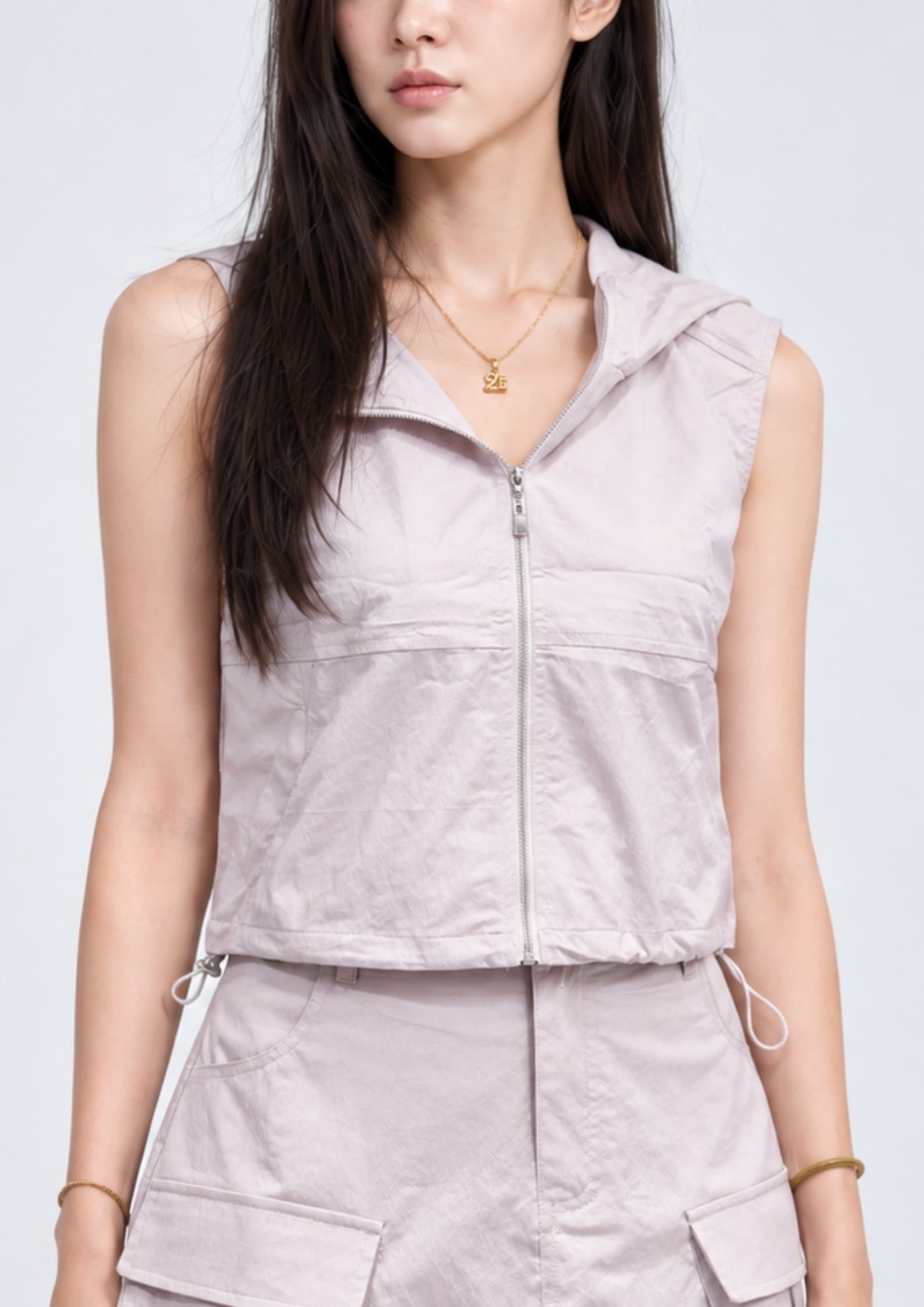 Harper Hooded Zip Vest