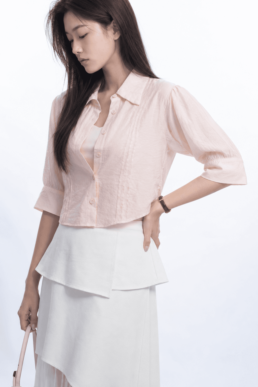 Celeste Textured Organza Blouse