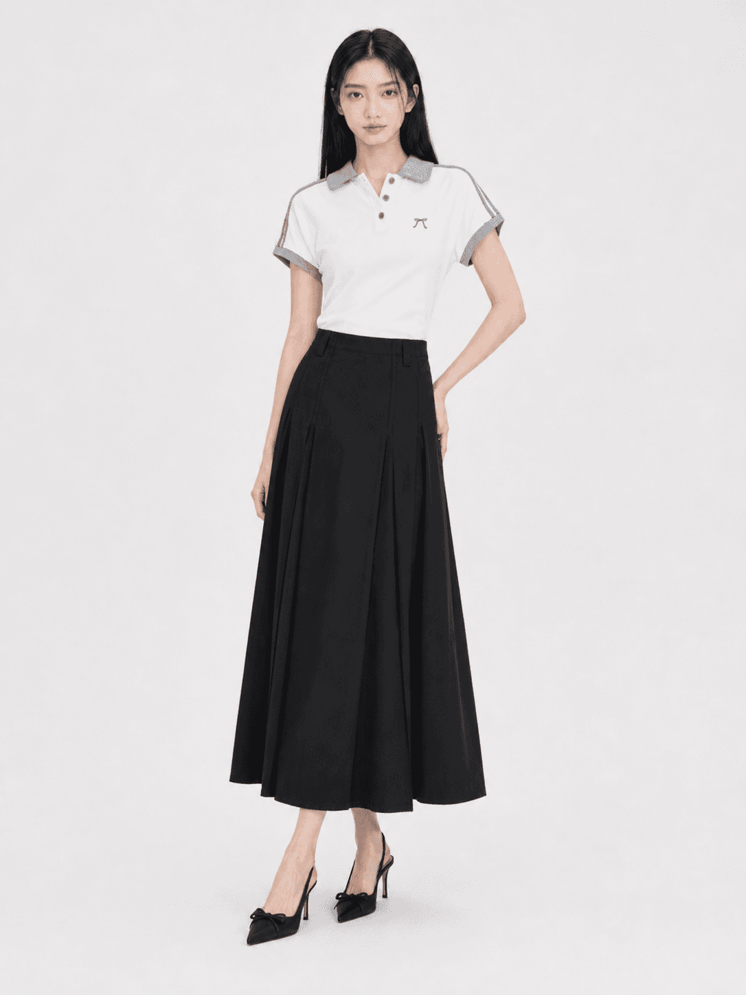 Urban Flow Pleated Skirt